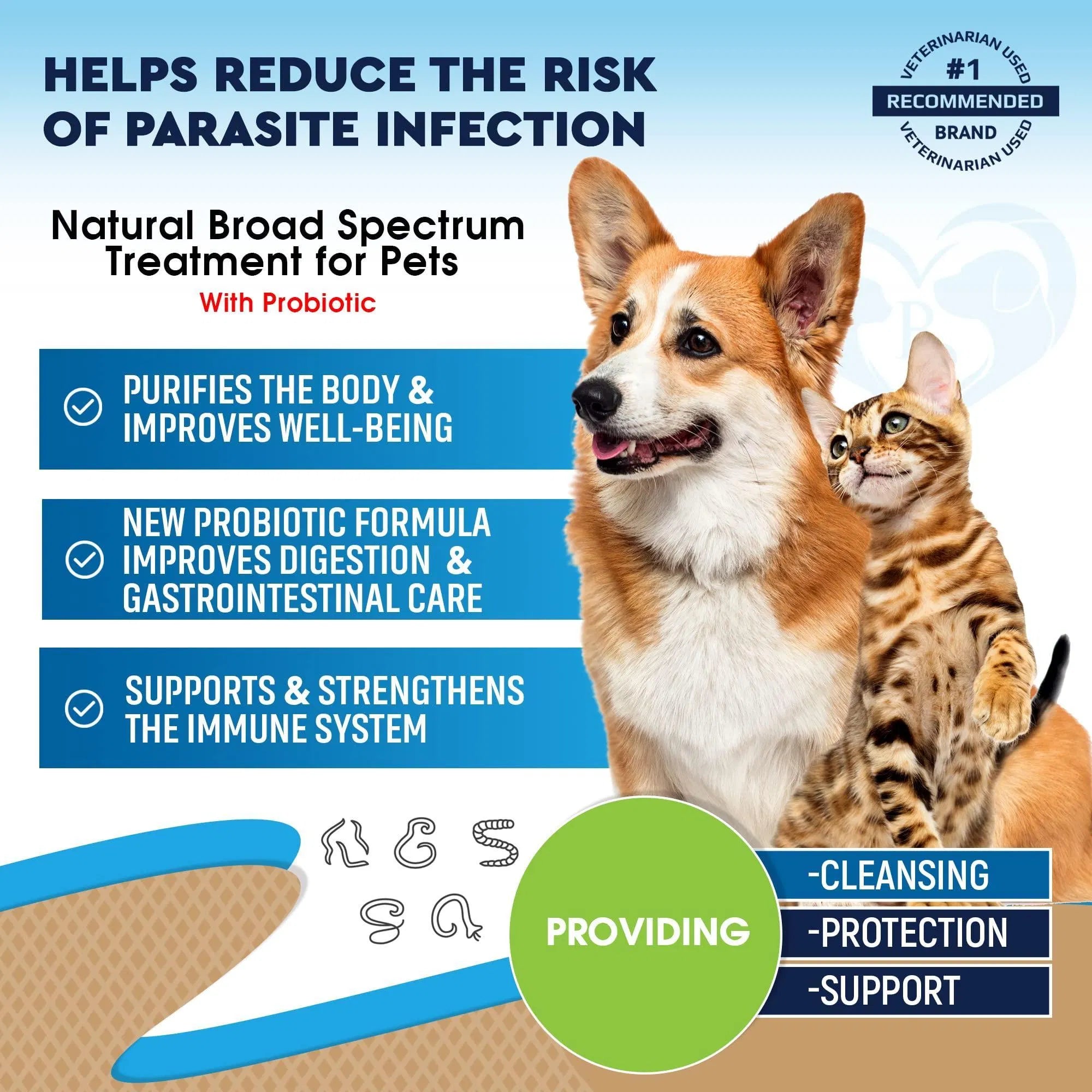 Cats And Dogs Natural Worm