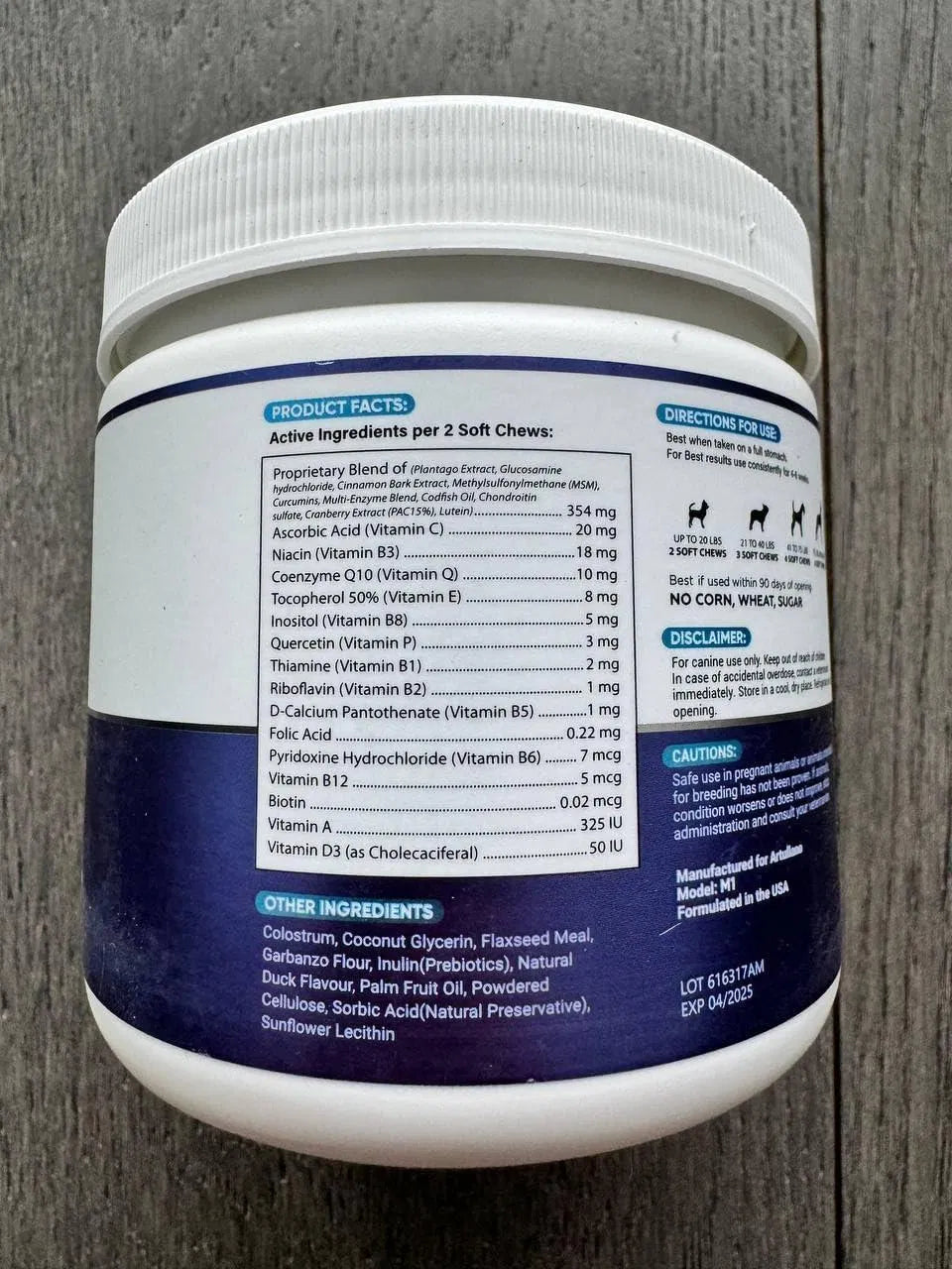 Dog Chewable Multivitam